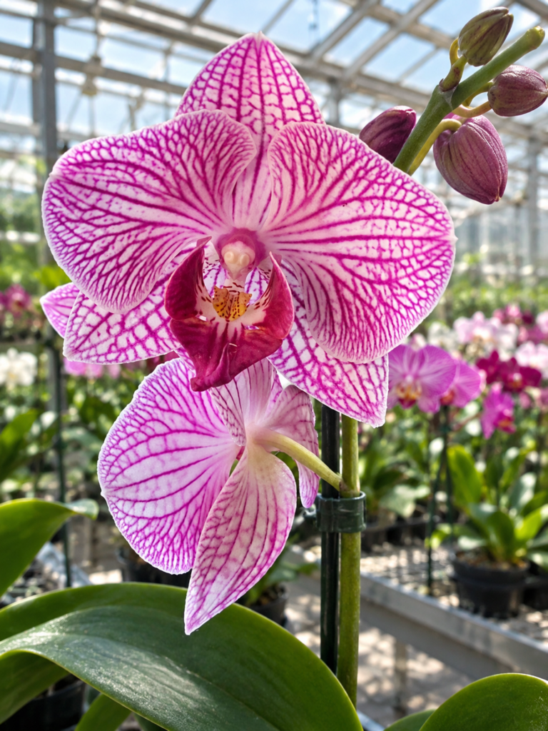 Orchidée en fleur